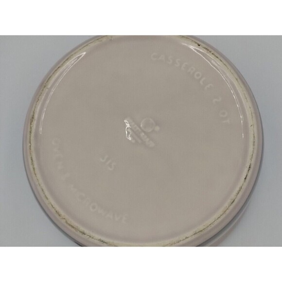 2 Qt Round Covered Casserole in Sunrise or Aura pattern by Pfaltzgraff - Picture 4 of 6